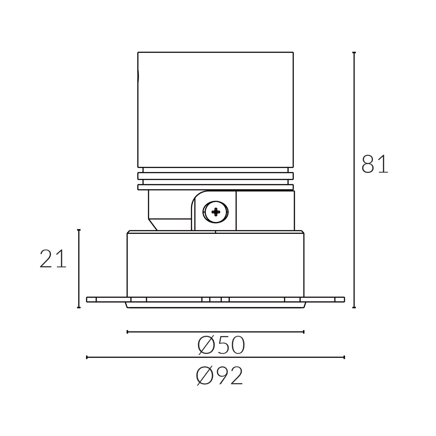 57 Engine Trimless Curve Downlight