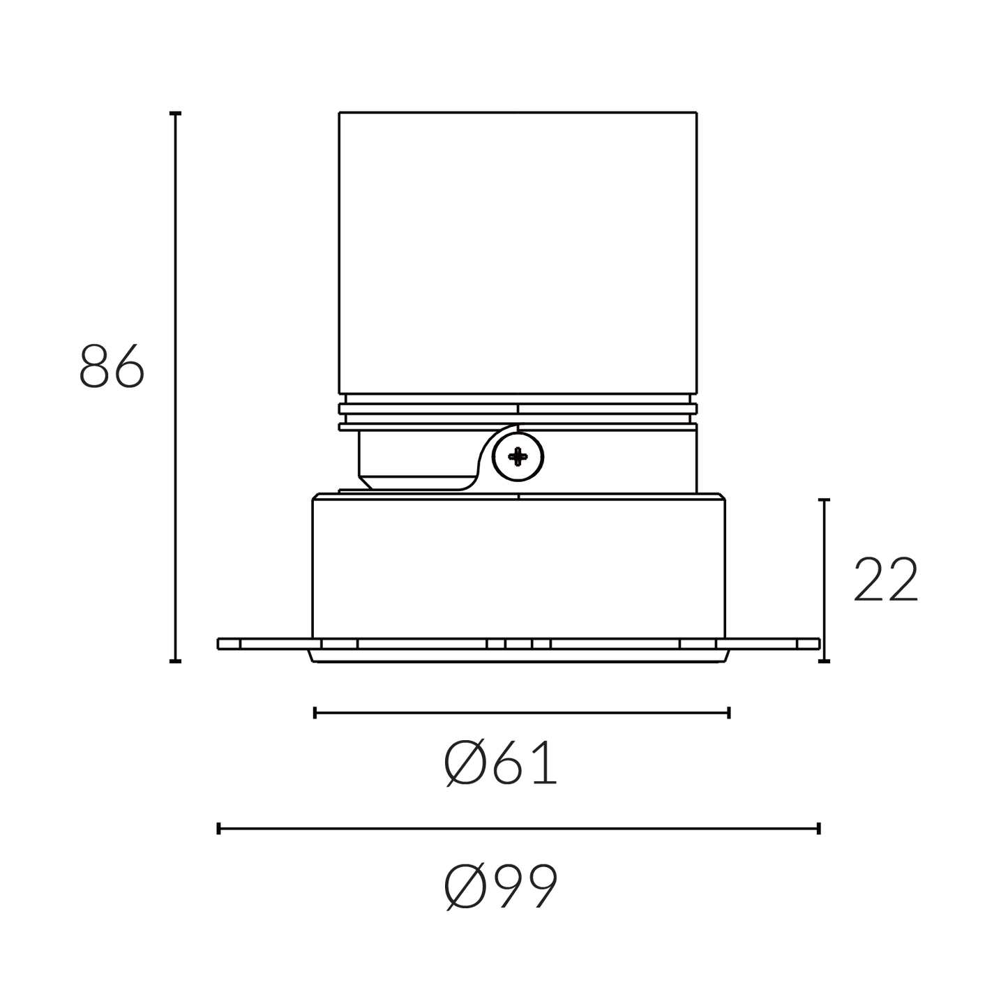 68 Engine Trimless Curve Downlight