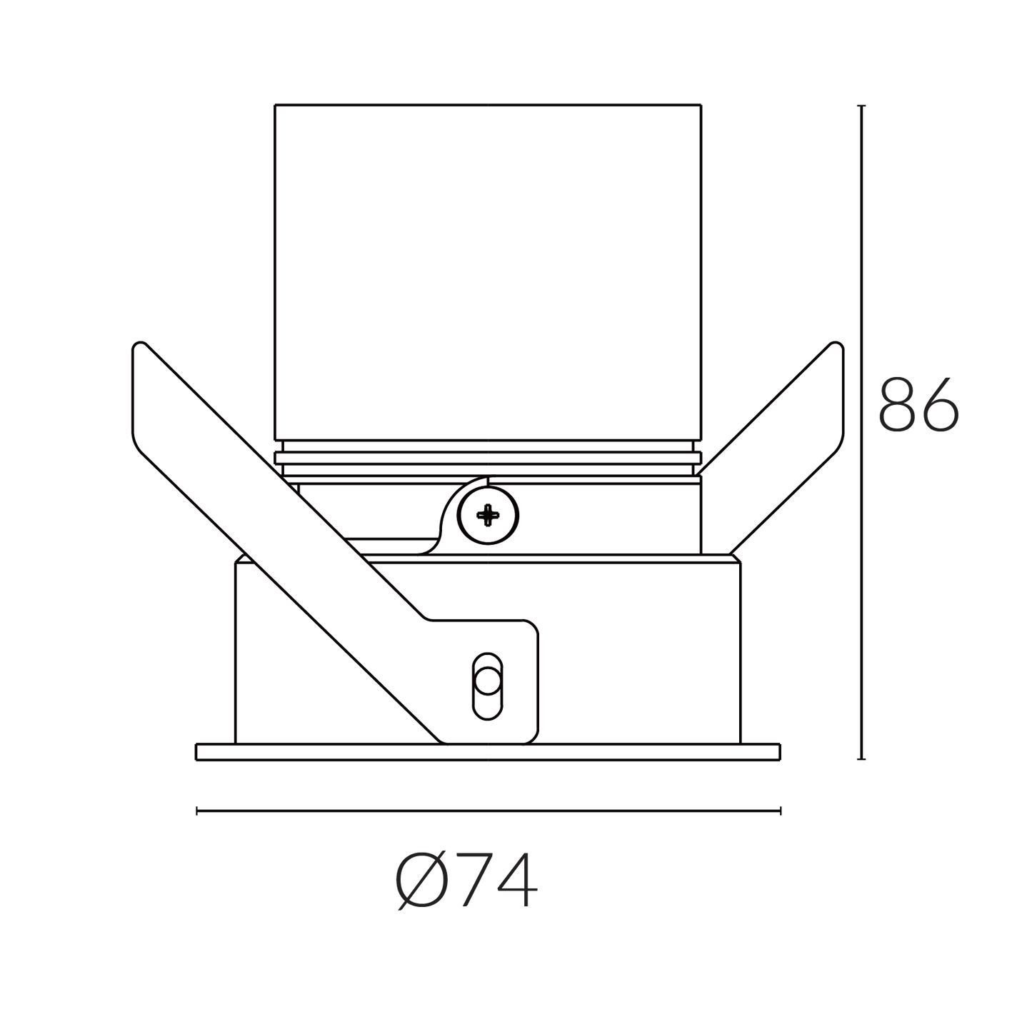 68 Engine Curve Downlight