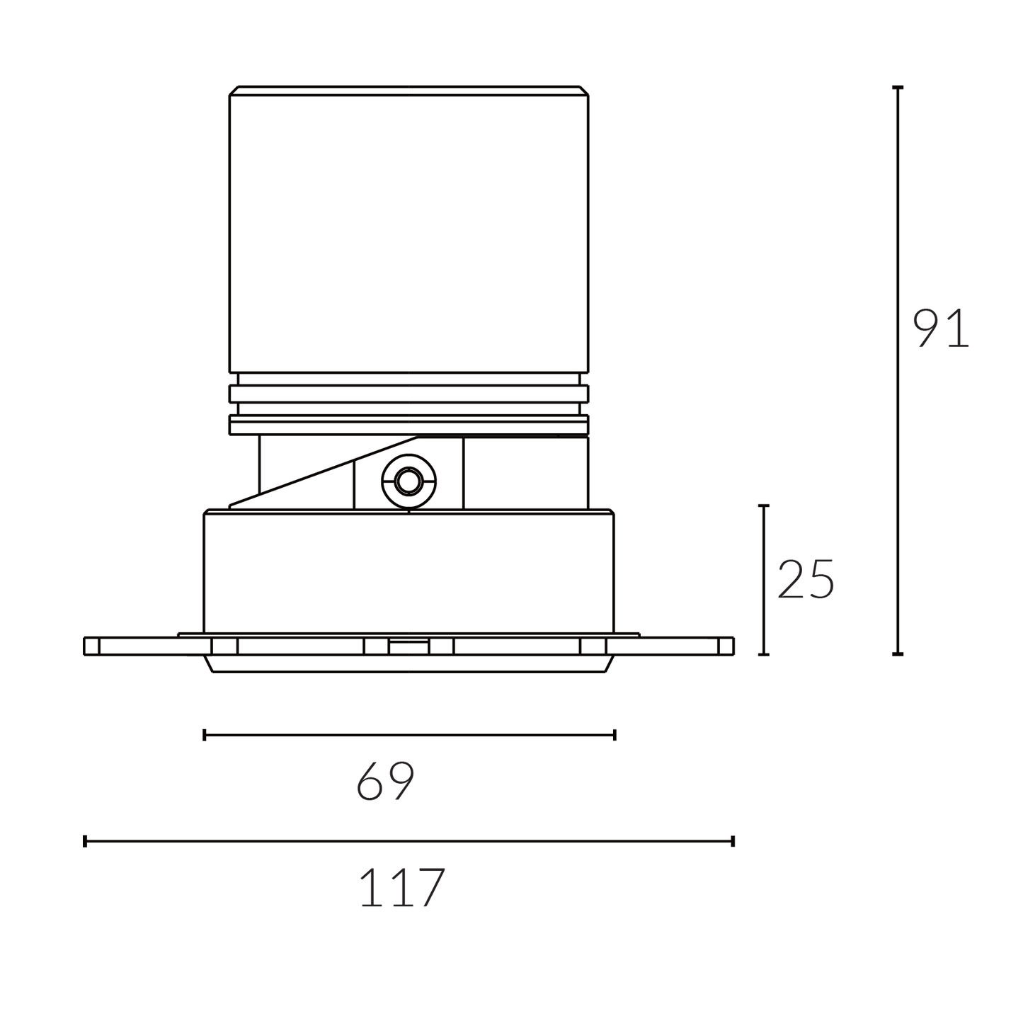 78 Engine Trimless Curve Downlight